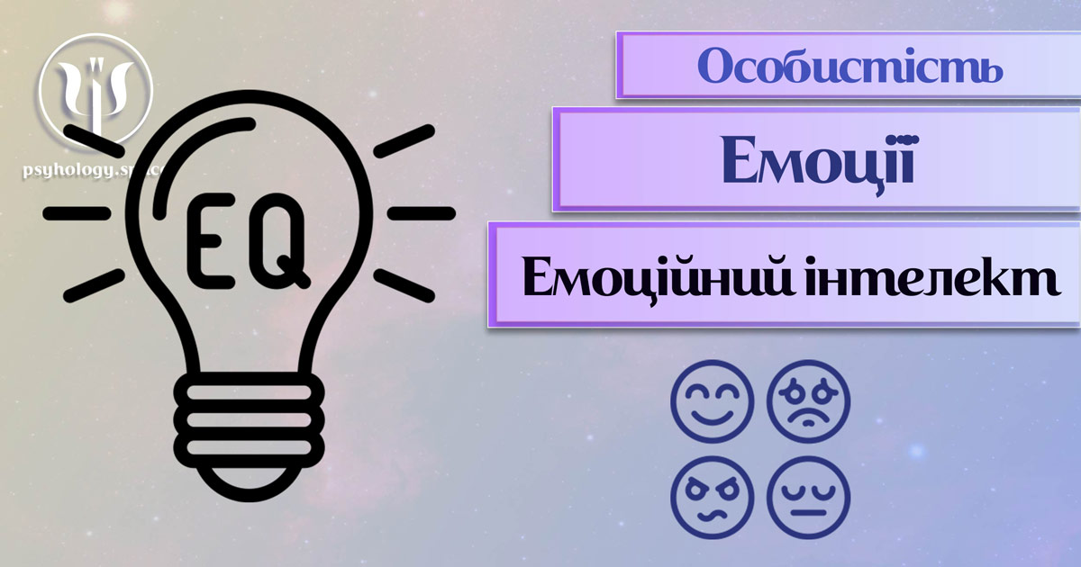Узагальнена з урахуванням практичного фахового досвіду інформація про емоційний інтелект у Психоенциклопедії на psyhology.space