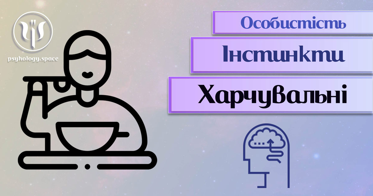 Узагальнена з урахуванням професійного досвіду психологічна інформація про харчувальні інстинкти особистості у Психоенциклопедії