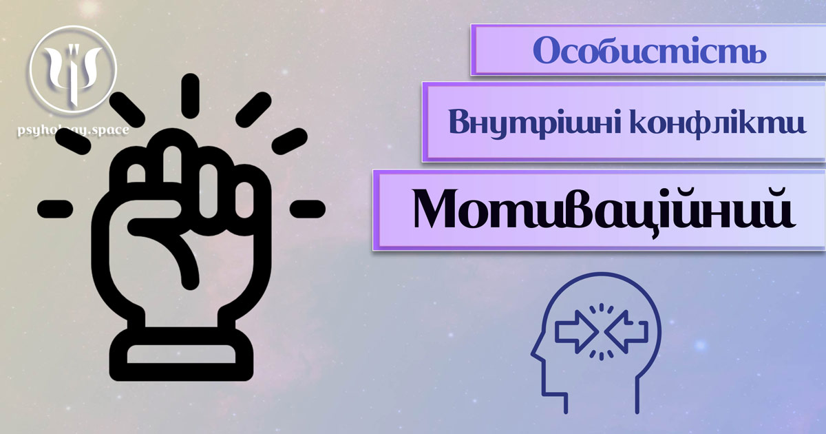 Узагальнена інформація про психологічну суть та особливості мотиваційного внутрішнього конфлікту у Психоенциклопедії