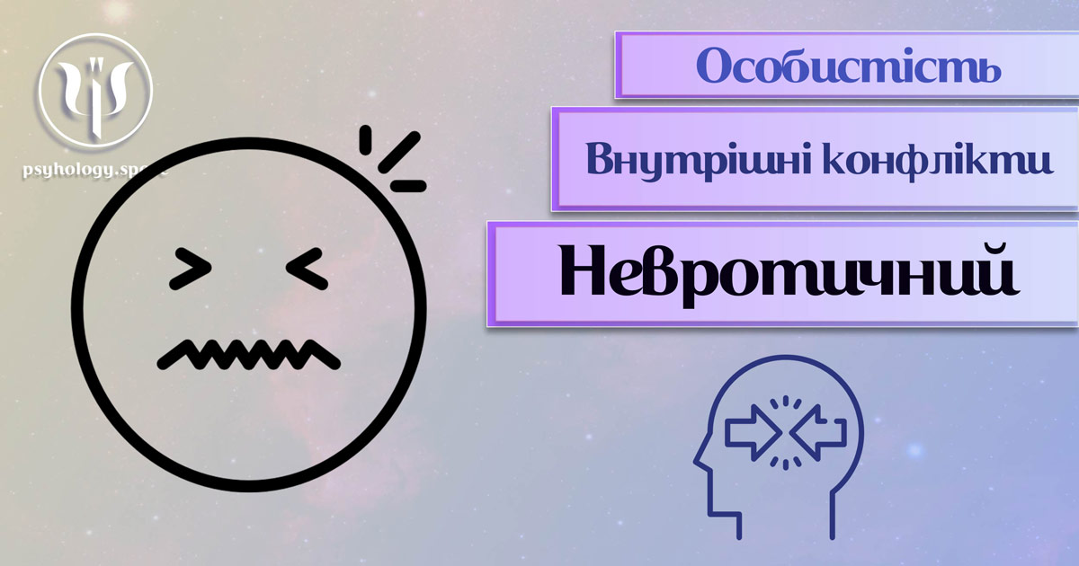 Узагальнена інформація про психологічну суть та особливості невротичних внутрішніх конфліктів у Психоенциклопедії