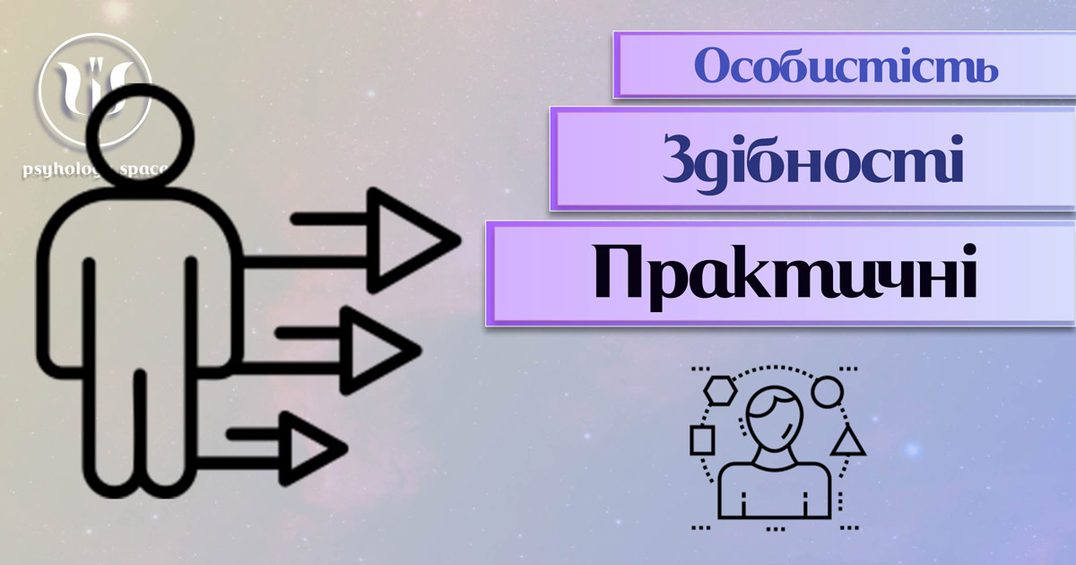 Узагальнена і систематизована з урахуванням досвіду інформація про практичні здібності особистості у Психоенциклопедії на psyhology.space