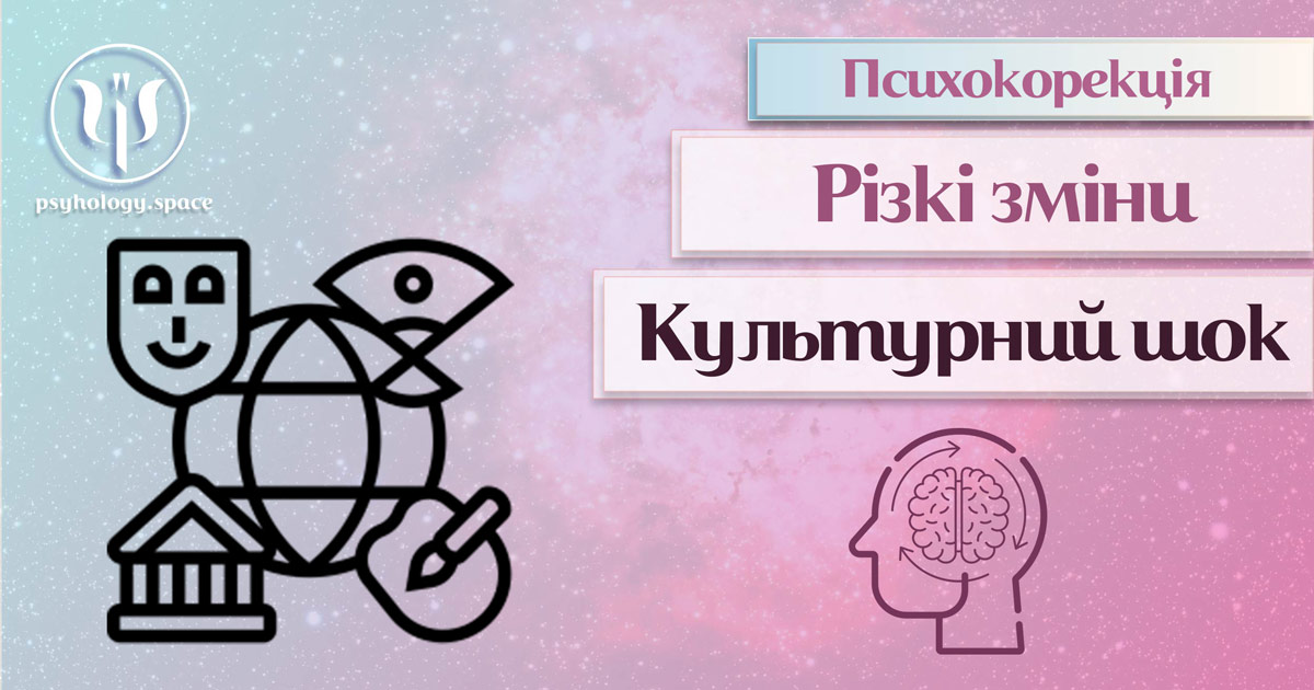 Інформація про суть та особливості психокорекції пов'язаної з культурними шоком