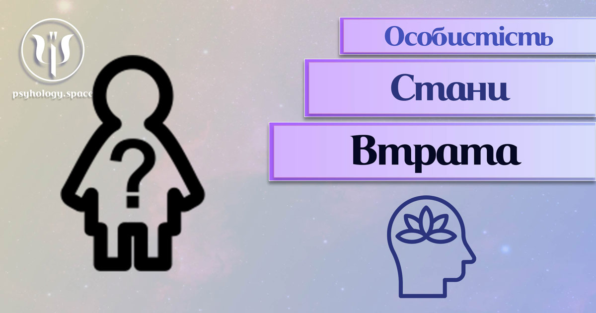 Заснована на практичному професійному досвіді інформація про "втрату" як стан особистості у Психоенциклопедії