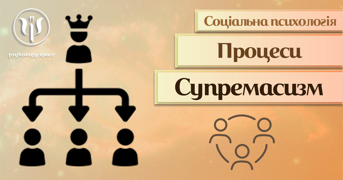 Загальна інформація про супремасизм як соціально-психологічний процес у Психоенциклопедії на веб-платформі psyhology.space