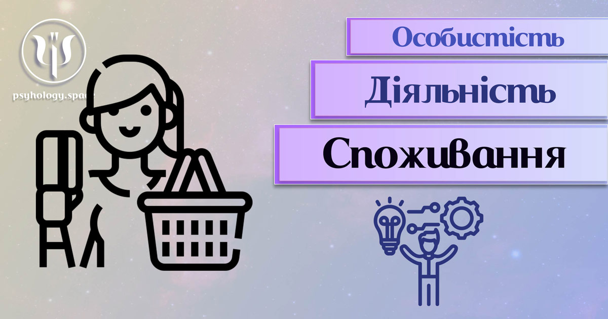 Заснована на практичному досвіді загальна інформація про споживальну діяльність особистості у Психоенциклопедії