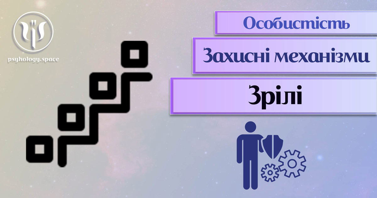 Заснована на практичному досвіді загальна інформація про зрілі захисні механізми особистості у Психоенциклопедії