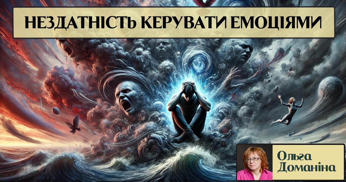 Нездатність керувати емоціями